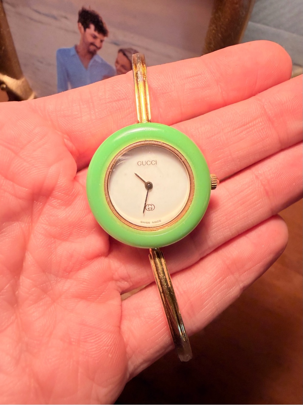 Gucci green bezel